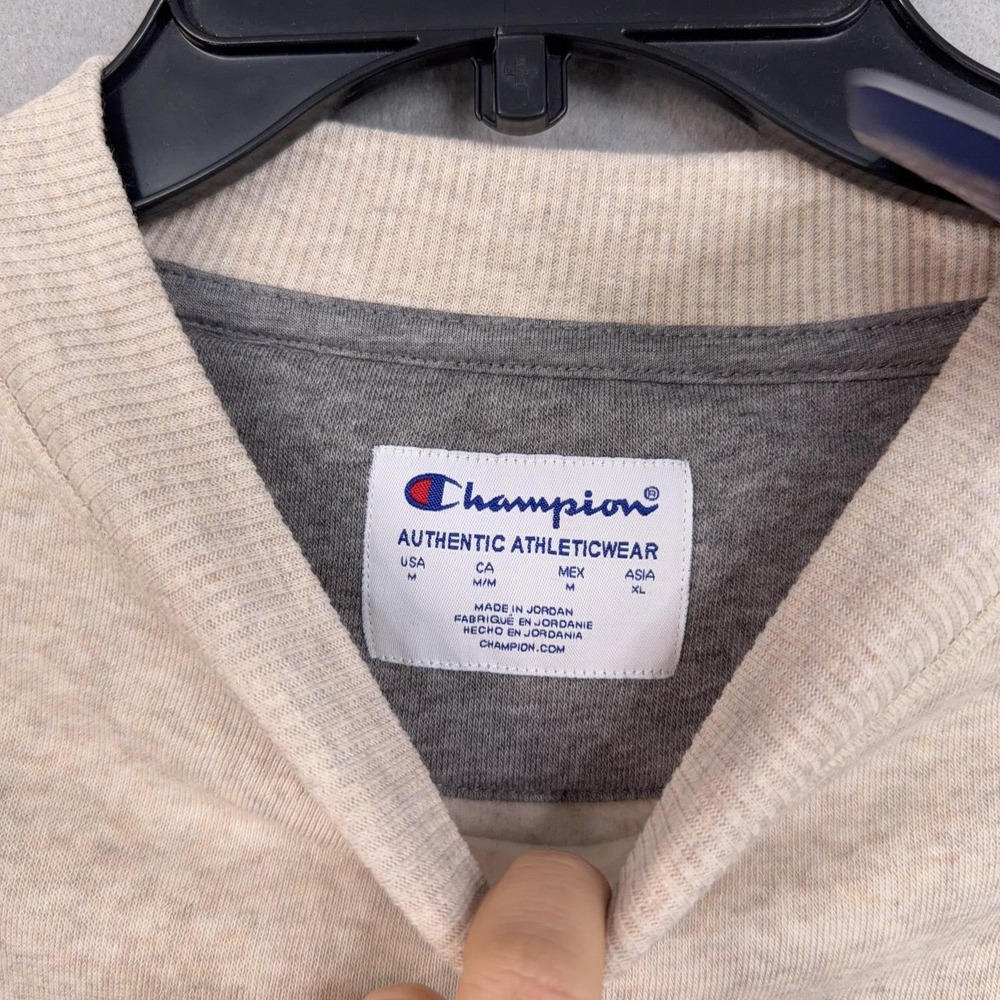 Yosemite National Park Sweatshirt Womens Medium Beige Fleece Crewneck Champion - Picture 5 of 11